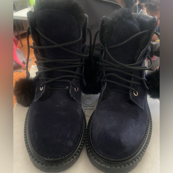 Jimmy Choo size 35 1/2 US 4 1/5 blue - Picture 6 of 6